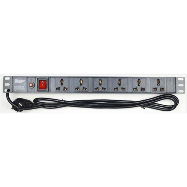 MD-P04  6 位 10A 萬(wàn)用孔+過(guò)載保護(hù) PDU